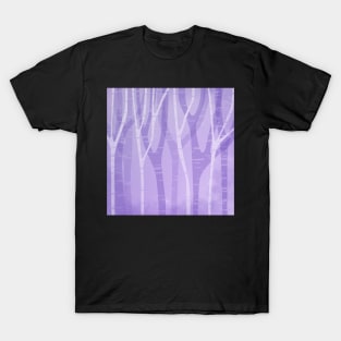 Lilac Birch Forest T-Shirt